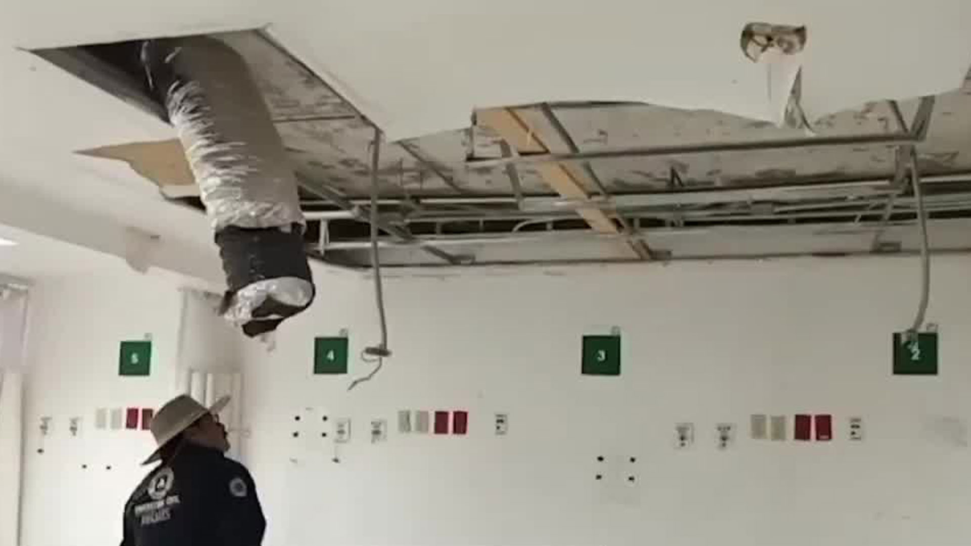 Clausuran sala de urgencias en Hospital IMSS-Bienestar de Nogales por derrumbe del techo