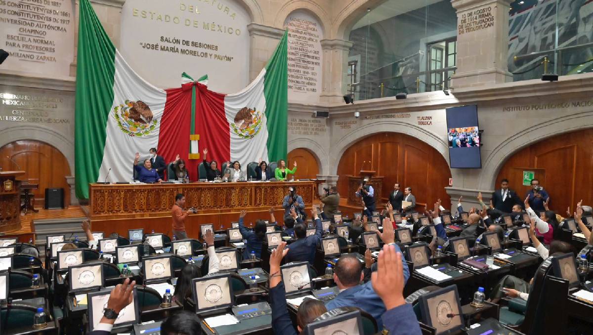 Congreso del Estado de México. (Claudia Hidalgo)