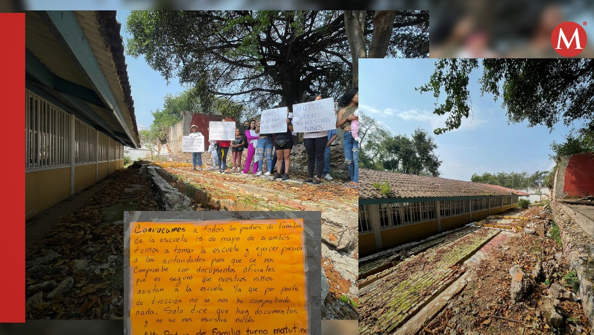 Padres se han organizado para presionar a autoridades ante casos de escuelas dañadas (Diana Barajas y Karla Victoria Rodríguez)