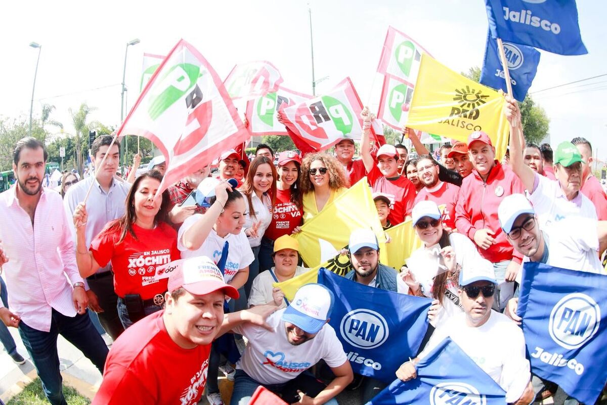Celebran en Jalisco nombramiento de Xóchitl como coordinadora del Frente Amplio por México