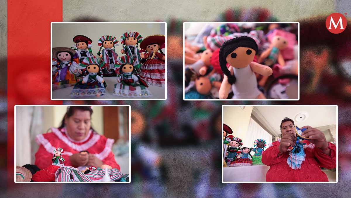 Margarita Macías ha llevado a la muñeca lele a diferentes partes del país. Fotos (Tania Contreras)