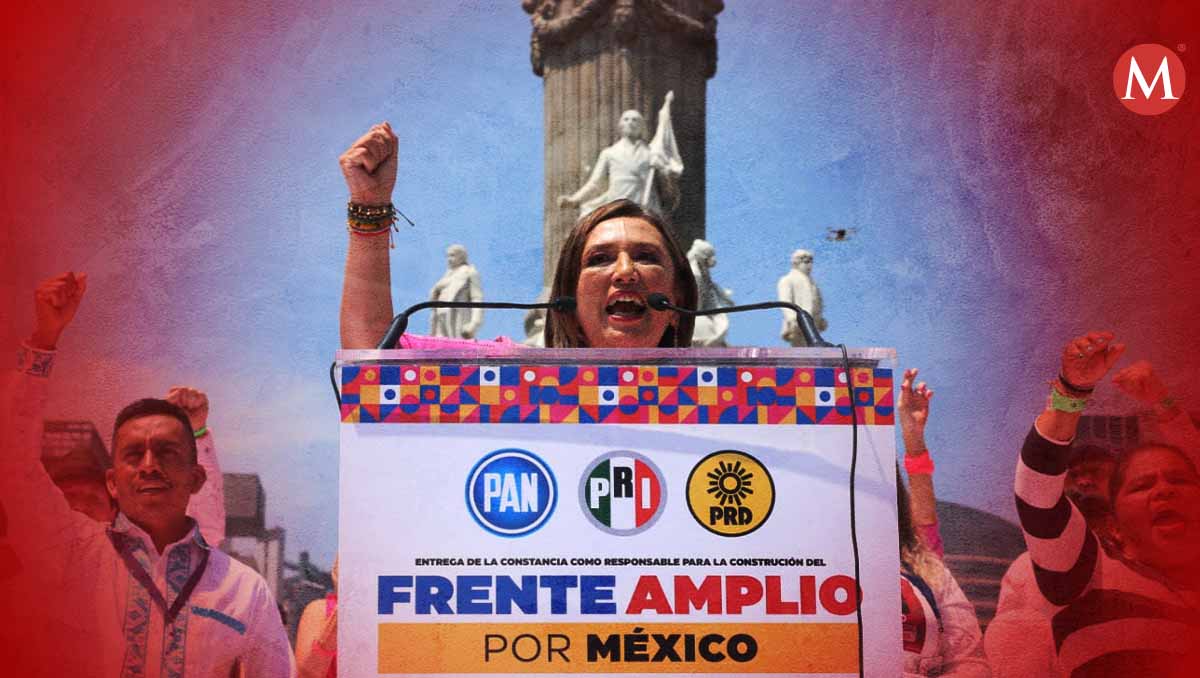 Éstas son las mejores frases de Xóchitl Gálvez al recibir la constancia como coordinadora del Frente. | Javier Ríos