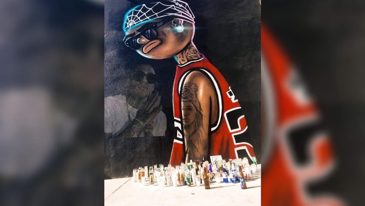 Ofrenda al rapero mexicano Lefty SM con motivo de su muerte. | Especial