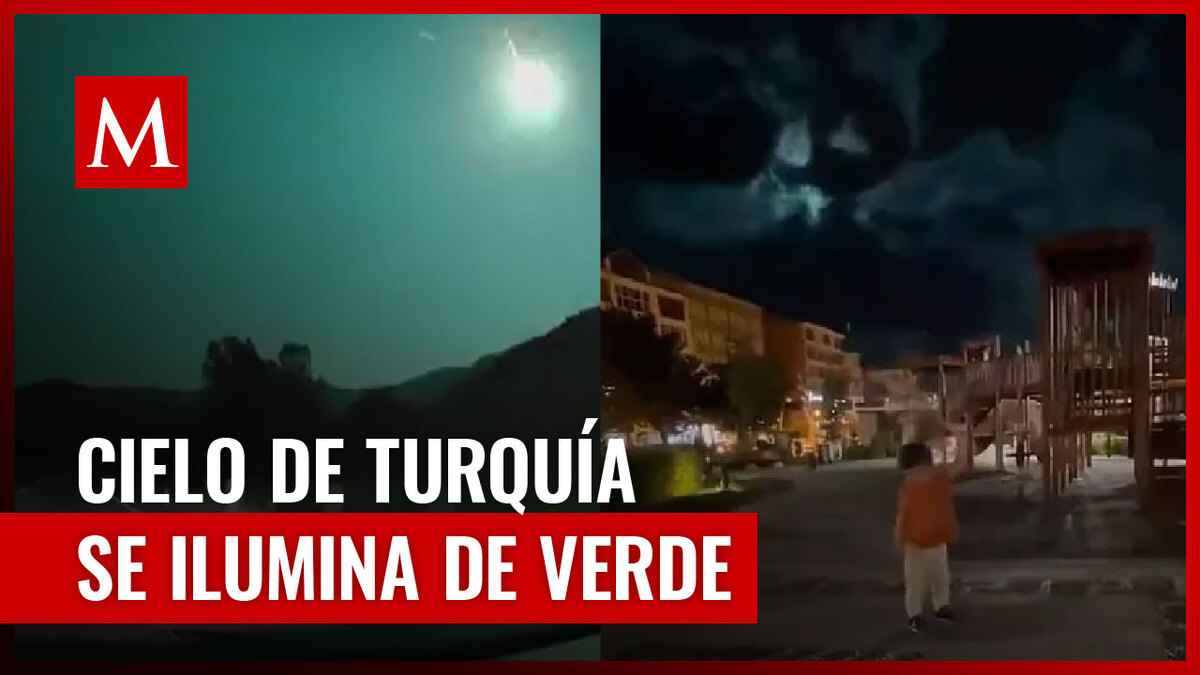 Capturan el paso de un meteorito en la provincia Gumushane, ubicada en Turquía