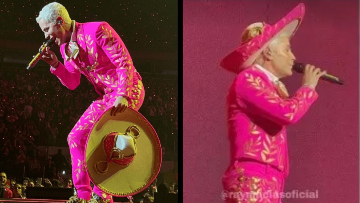 Christian Chávez es fuertemente criticado por usar un traje de mariachi rosa | ESPECIAL