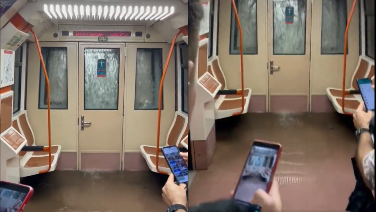 Las estaciones afectadas en el Metro de España se mantuvieron cerradas por las inundaciones | Captura