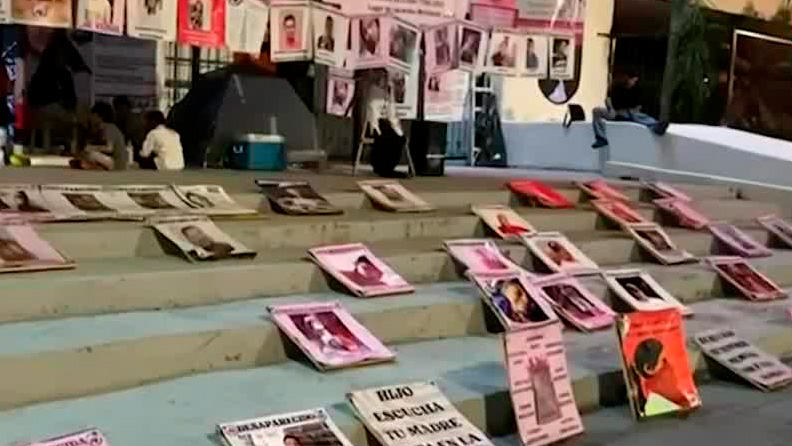 Familiares de desaparecidos cumplen cinco días en huelga de hambre en Chiapas