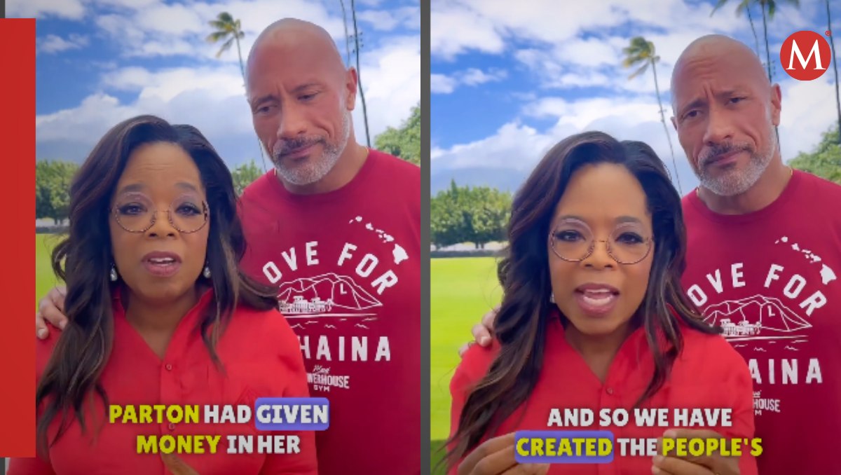Usuarios se lanzan contra Oprah y Dwayne | Captura