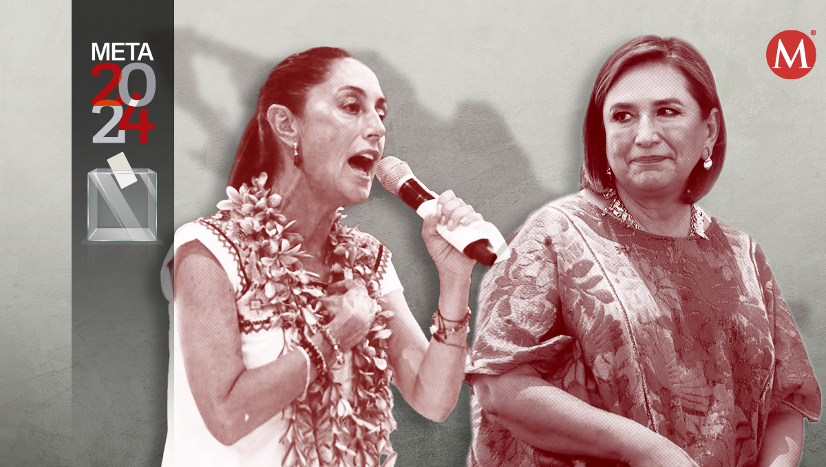 Claudia Sheinbaum y Xóchitl Gálvez, precandidatas presidenciales para 2024. | Diseño: MILENIO