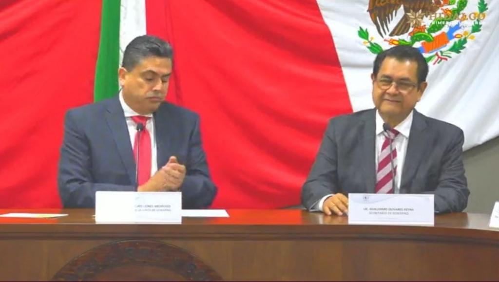 Guillermo Olivares entregó el primer informe de gobierno.