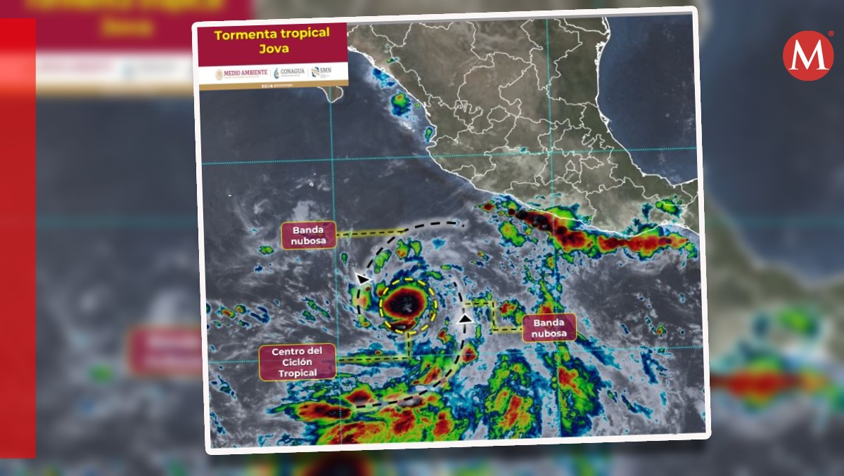 La tormenta tropical 'Jova' se podría intensificar a un huracán de categoría 3. | SMN