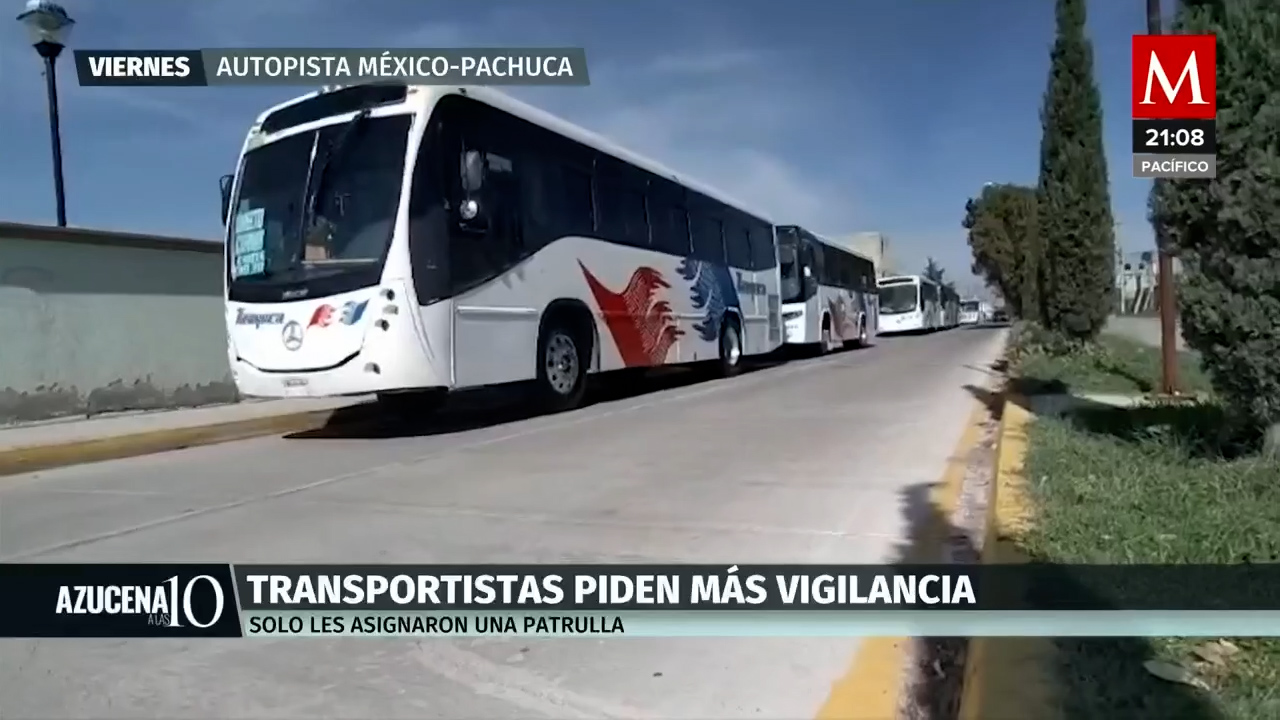 Transportistas de Tizayuca-Indios Verdes denuncian falta de seguridad