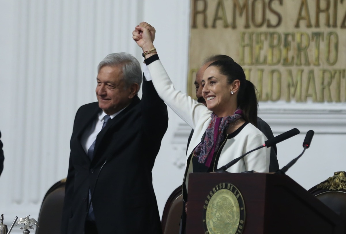Sheinbaum celebra quinto aniversario del gobierno de AMLO