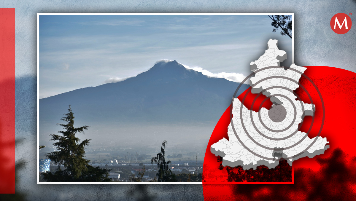 Detectan sismo en Canoa, Puebla; lo asocian a volcán La Malinche | Agencia Enfoque / Diseño Milenio