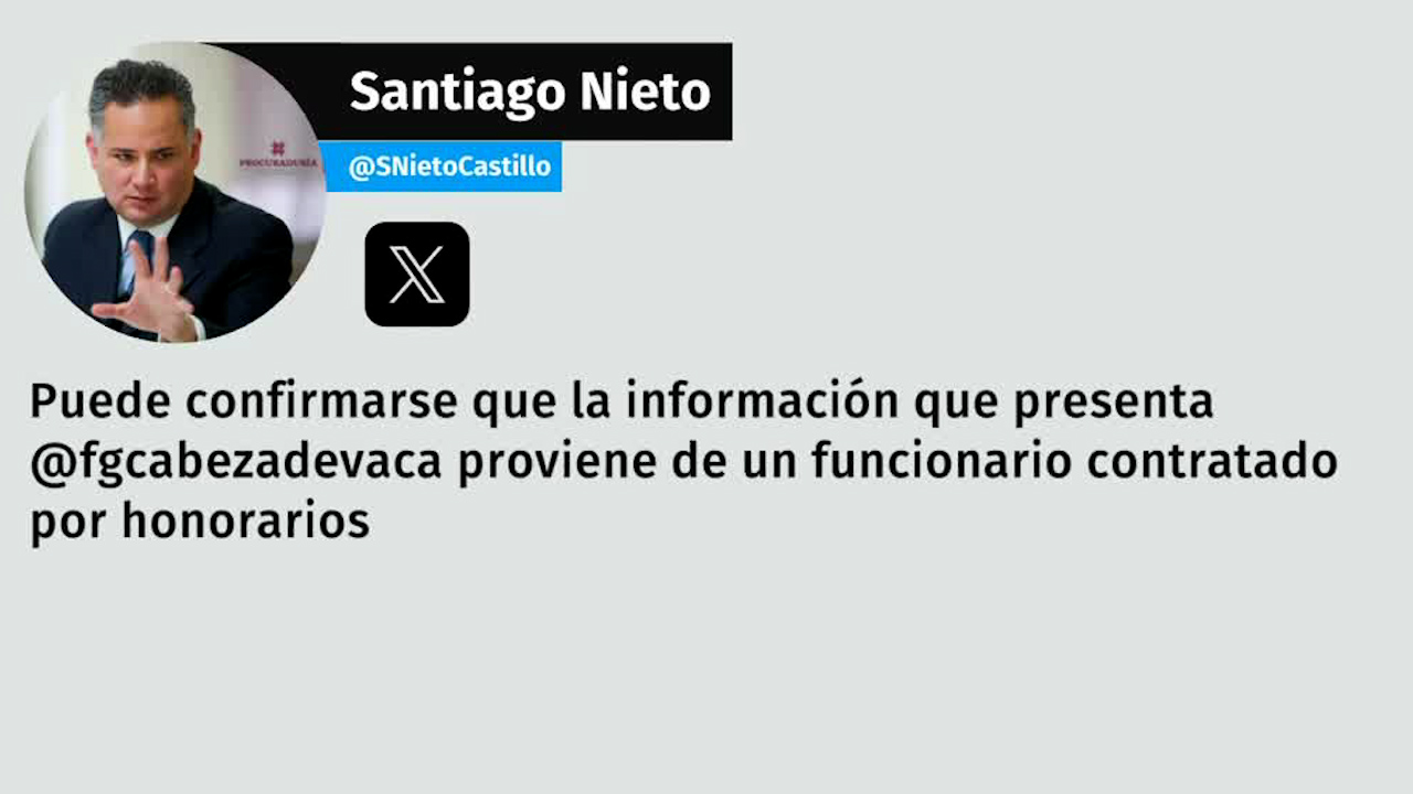Santiago Nieto desestimó las denuncias interpuestas en su contra