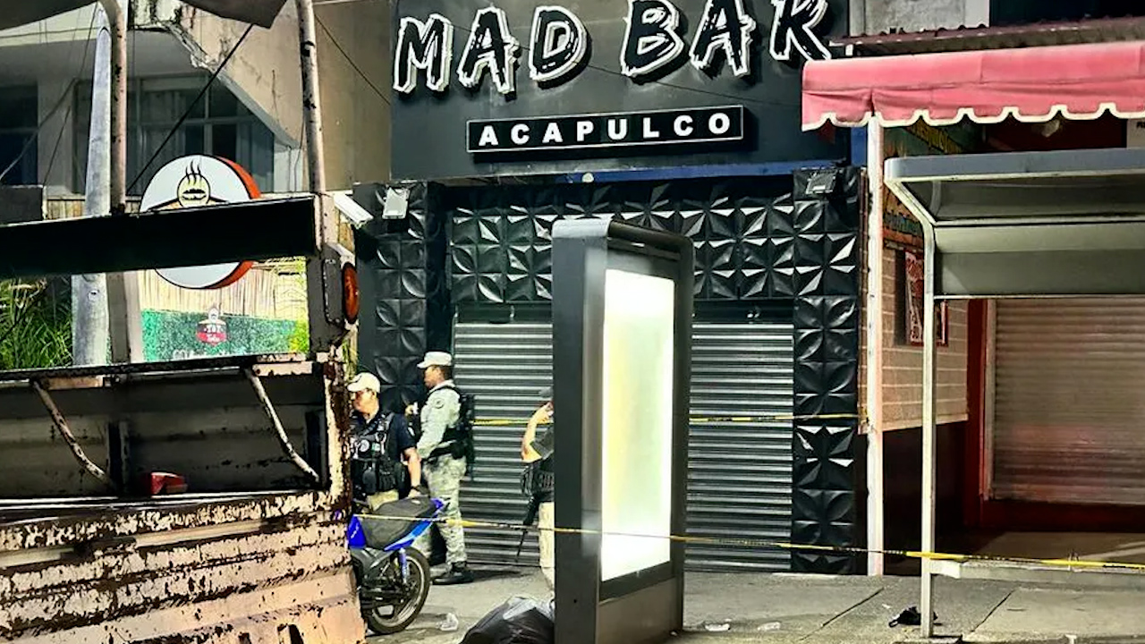 Ataque armado a un bar en Acapulco deja un muerto y cuatro heridos