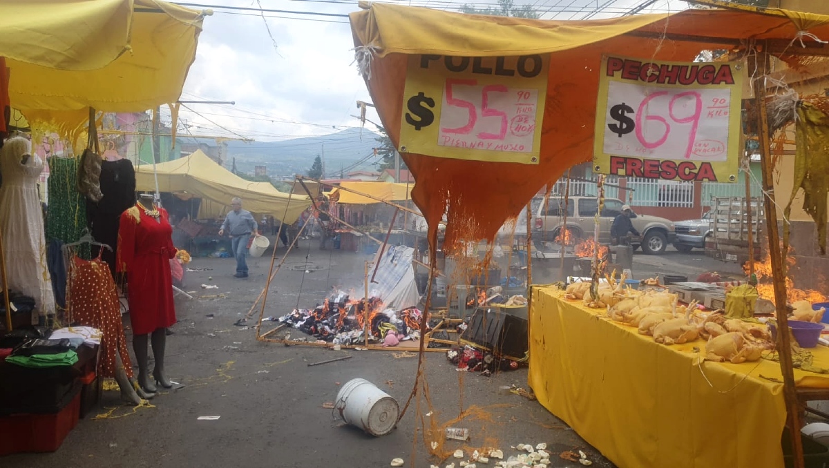 La explosión en el tianguis de Moreloa ocurrió por una presunta fuga de gas. | Especial