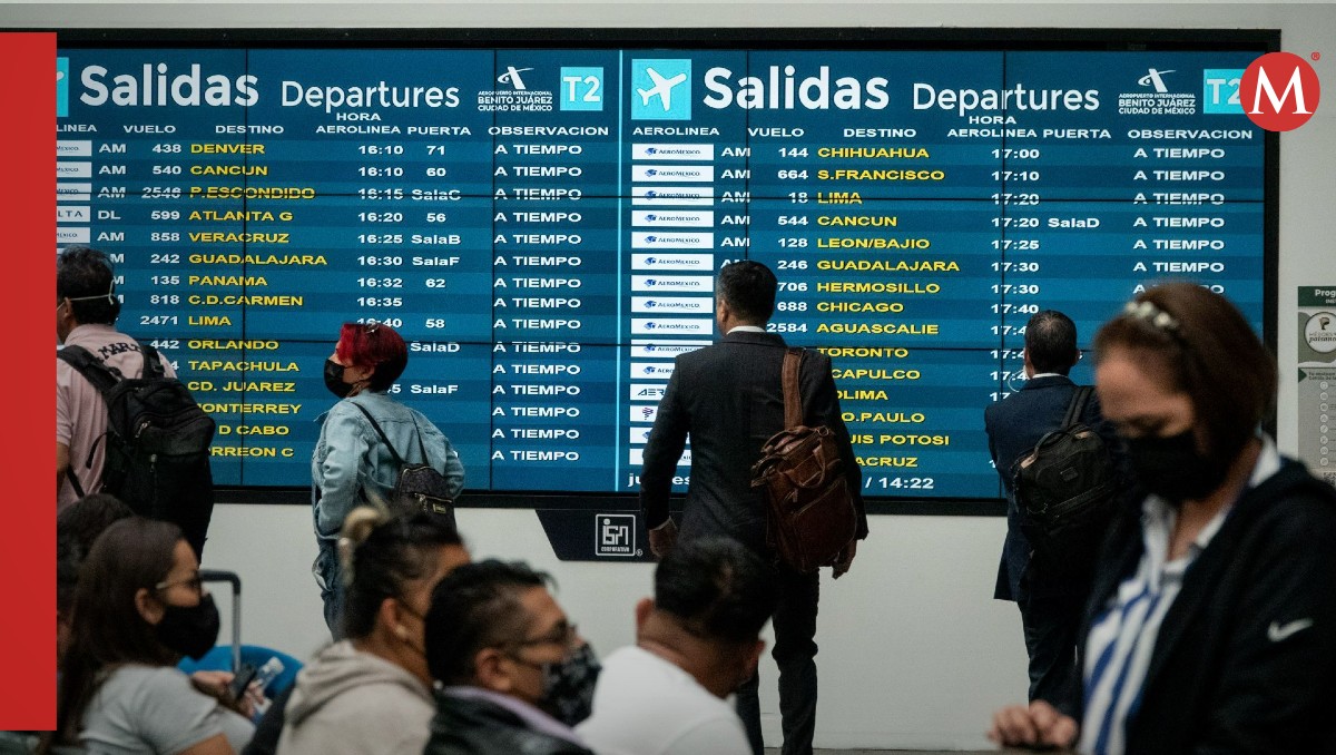 Sala de espera del Aeropuerto Internacional de la Ciudad de México. | Cuartoscuro