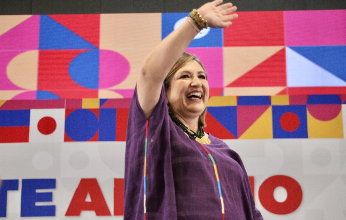 Xóchitl Gálvez en acto de campaña (Foto: Ariel Ojeda)
