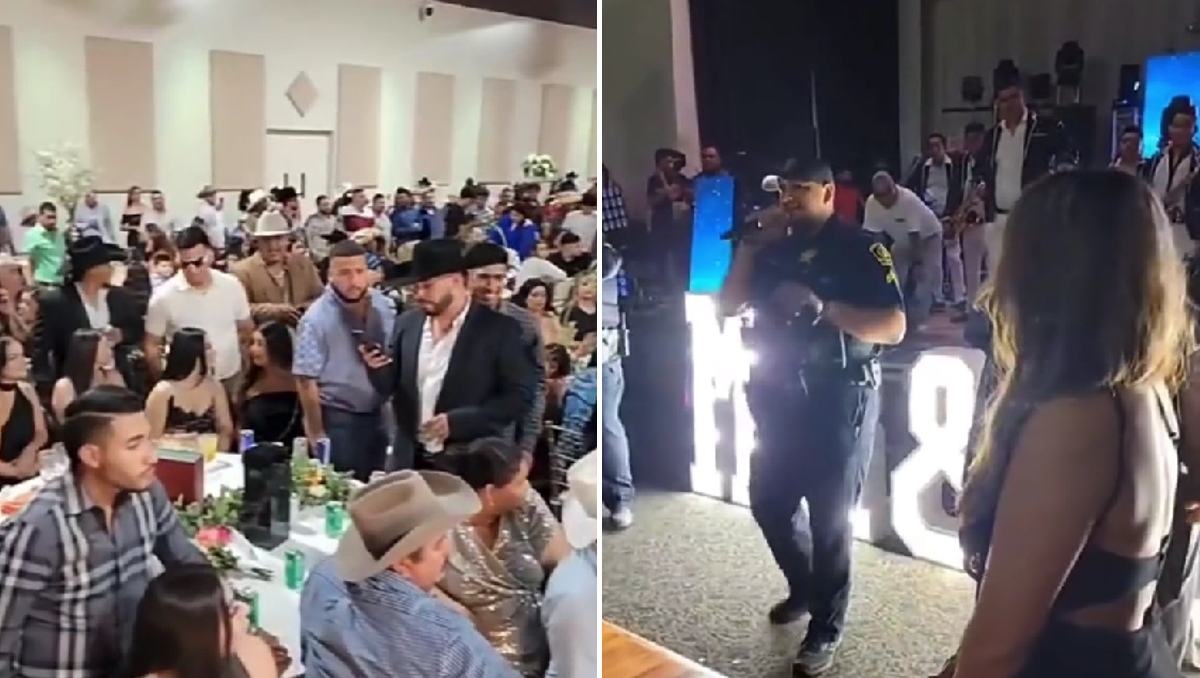 Los policías de Houston llegaron a la boda alrededor de las 21:00 horas. | Especial