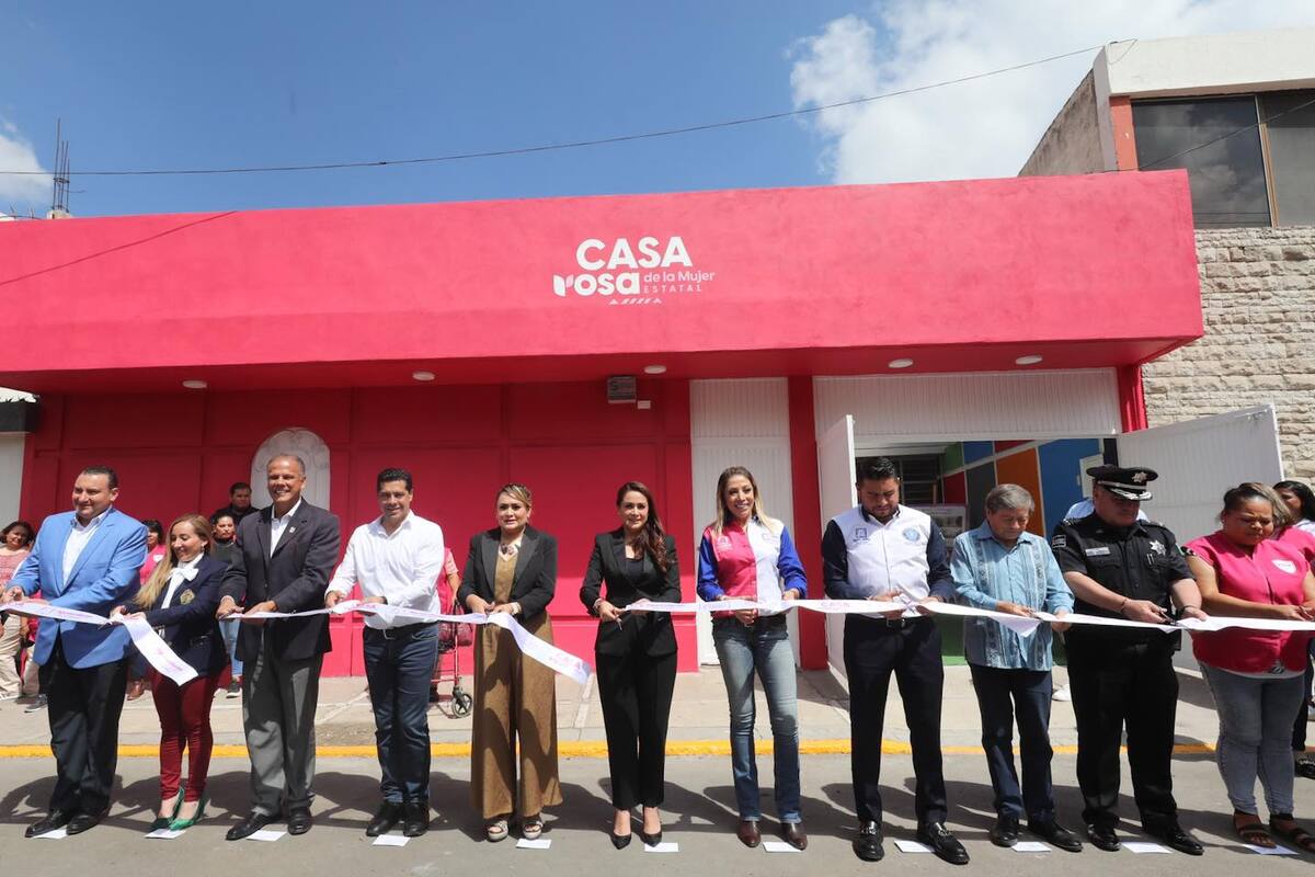 Tere Jiménez inaugura Casa Rosa, un lugar seguro para las mujeres y sus hijos en Aguascalientes