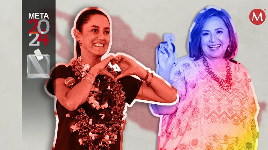 Las dos aspirantes presidenciales aparecen en videos en sus redes sociales