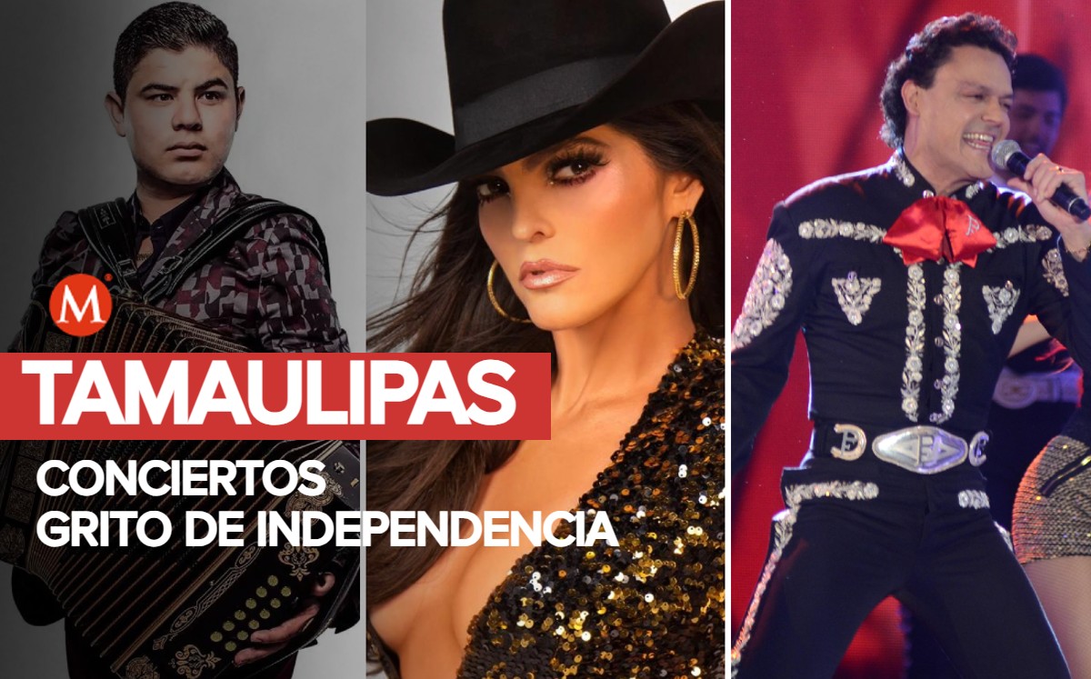 Desde Alfredo Olivas hasta Pedro Fernández se presentarán este 15 de septiembre en Tamaulipas