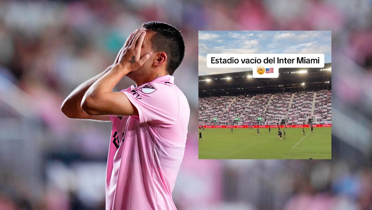 El estadio del Inter de Miami lució con poca gente sin Messi (Reuters)