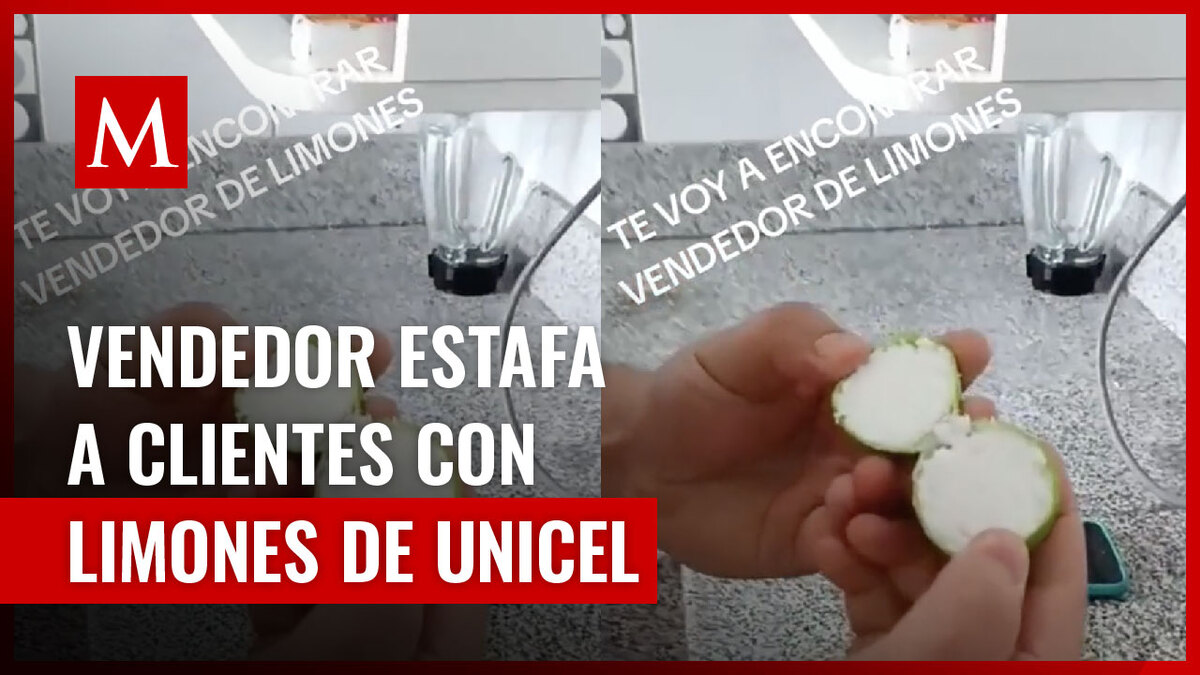 Joven compra limones a vendedor ambulante y termina estafado; el producto era falso