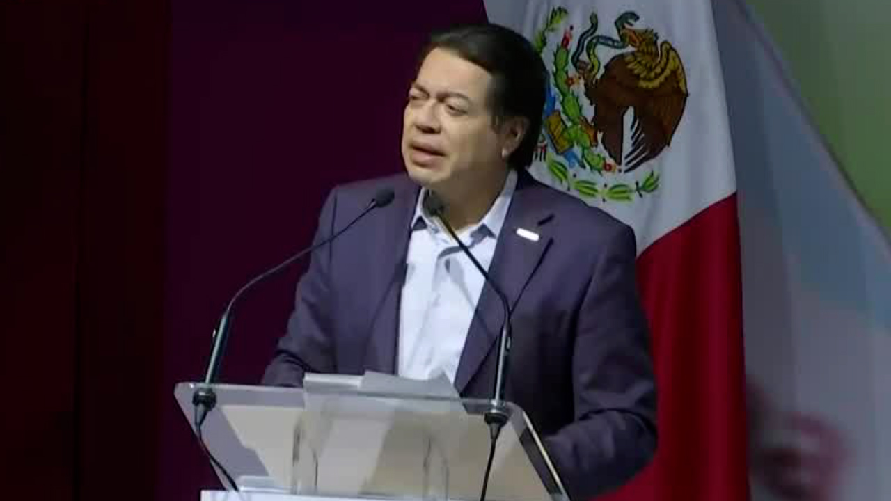 Estas fueron las palabras de Mario Delgado en el nombramiento oficial de Claudia Sheinbaum