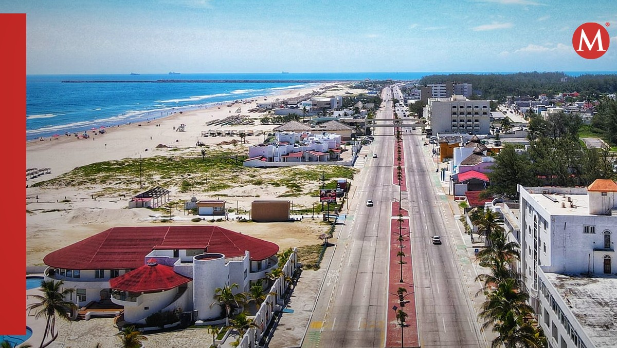 Playa Miramar en Ciudad Madero, Tamaulipas.
