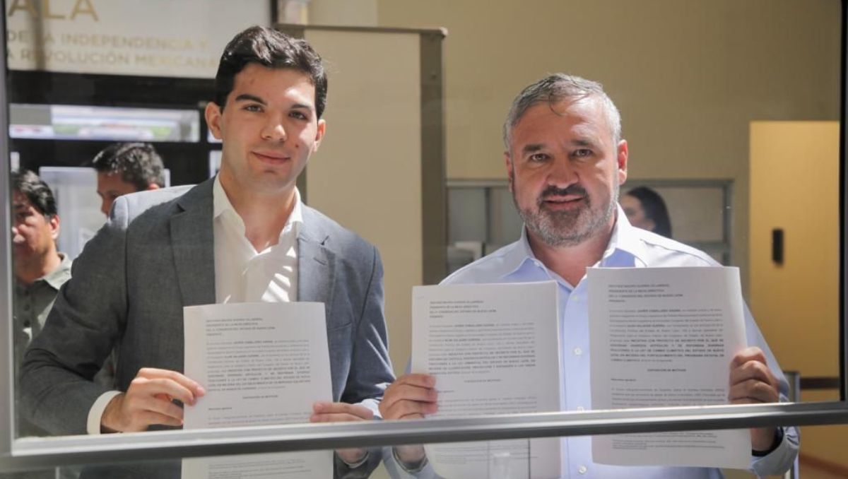 Alan Salazar Guerra y Javier Caballero Gaona, diputado del PRI | Especial