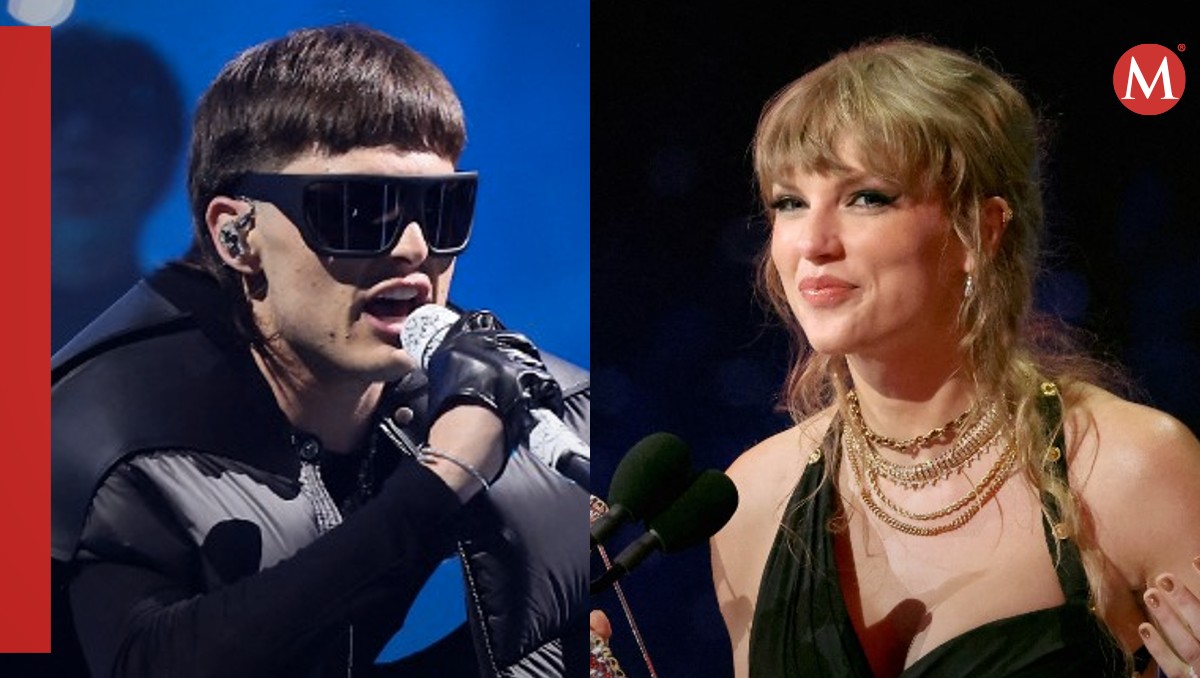 Así reaccionó Taylor a Peso Pluma / AFP