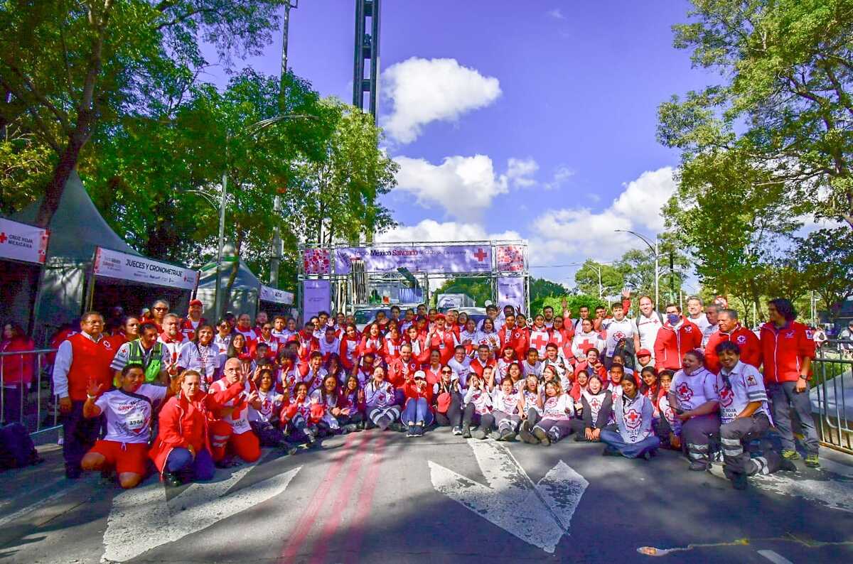 Cruz Roja Mexicana celebra la 4ª edición de la carrera “Todo México Salvando Vidas”