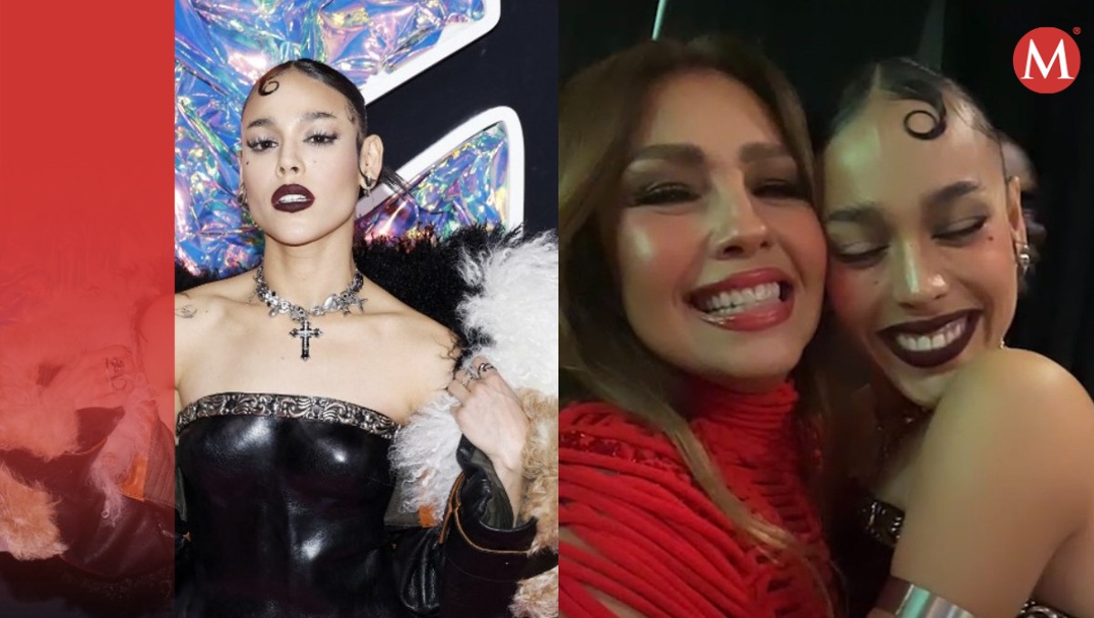 Danna Paola y Thalía fueron la dos mexicanas famosas que asistieron a los Premios VMA.