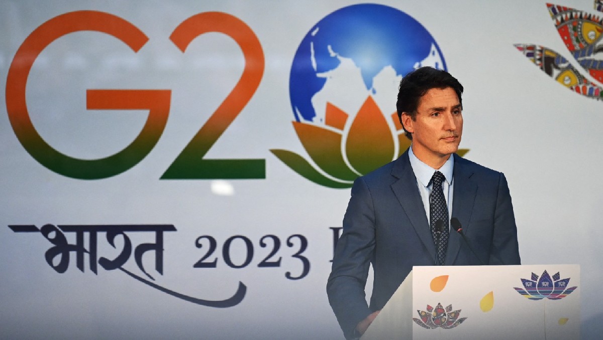 Justin Trudeau quedó atrapado en la India después del G20 | AFP
