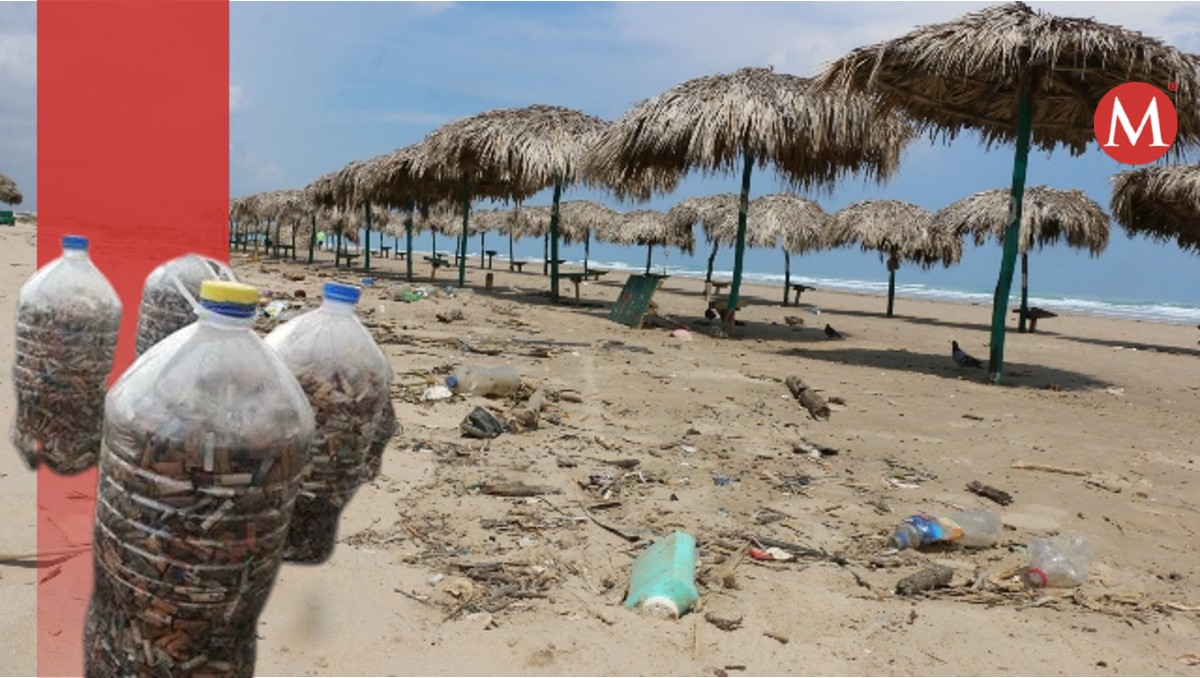 Plástico y colillas de cigarro principal contaminación en playa Miramar