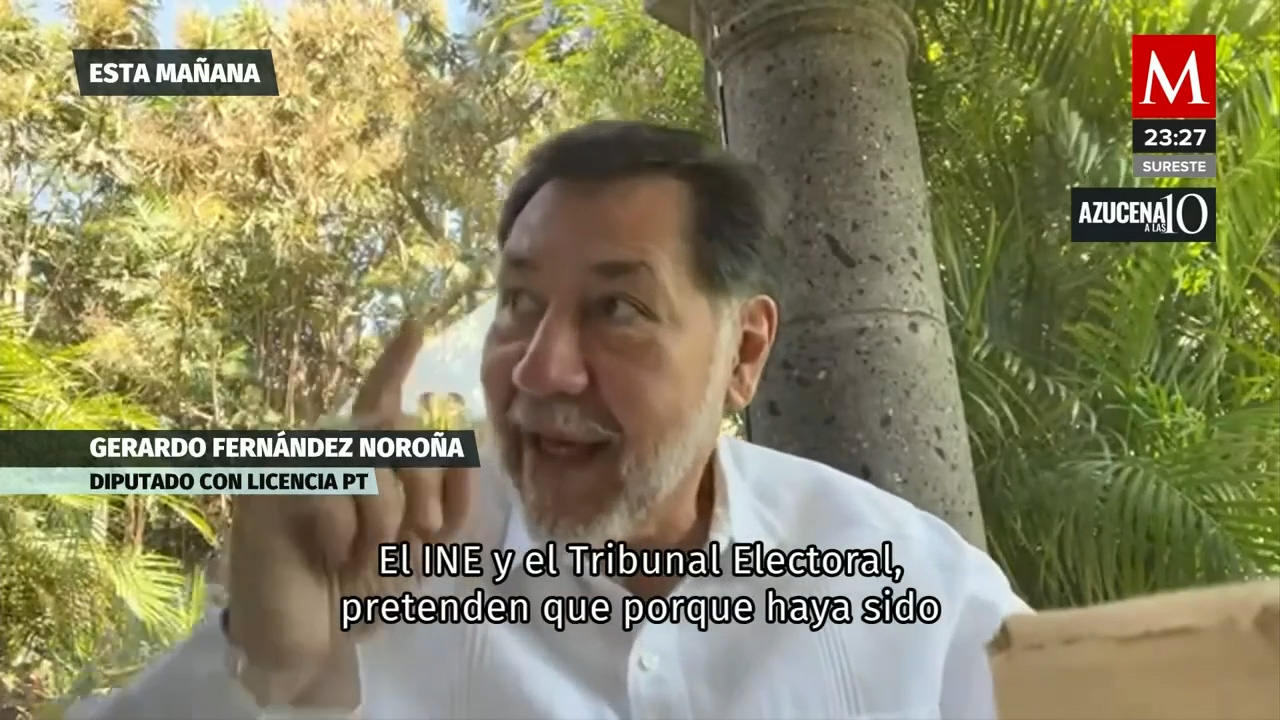 ¿Por qué Gerardo Fernández Noroña acusa al INE y TEPJF de intentar sacarlo de la política?