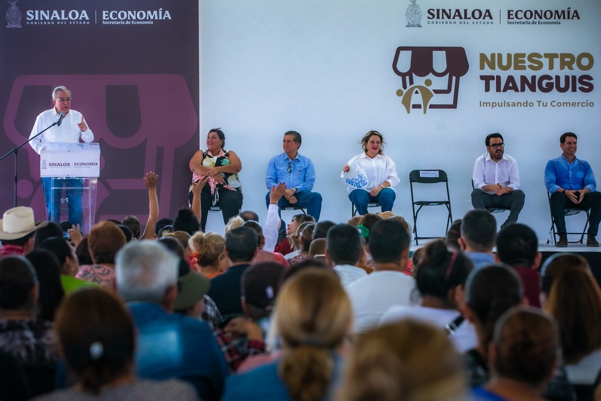 Gobierno de Rocha es el primero en apoyar a los comerciantes de los tianguis populares