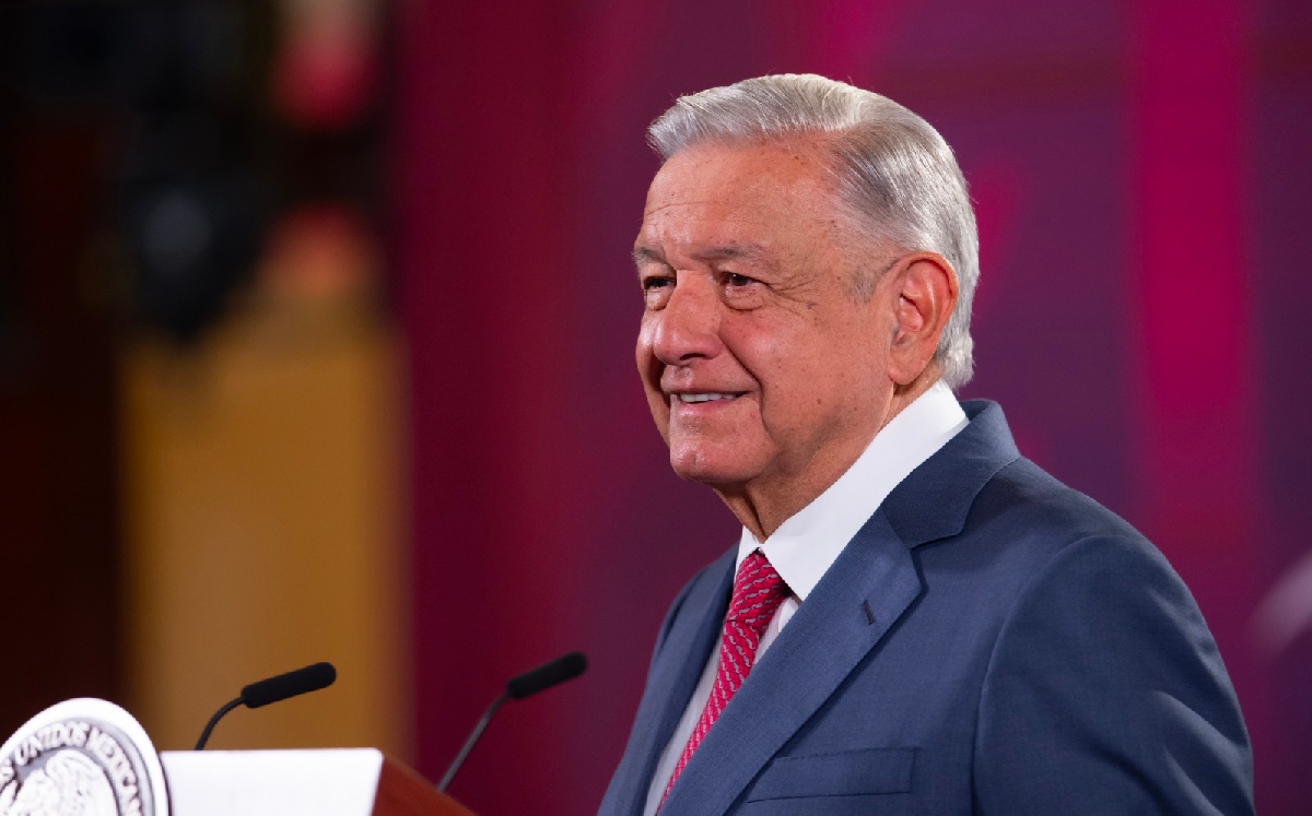 El presidente López Obrador en su conferencia mañanera de hoy. | Cortesía