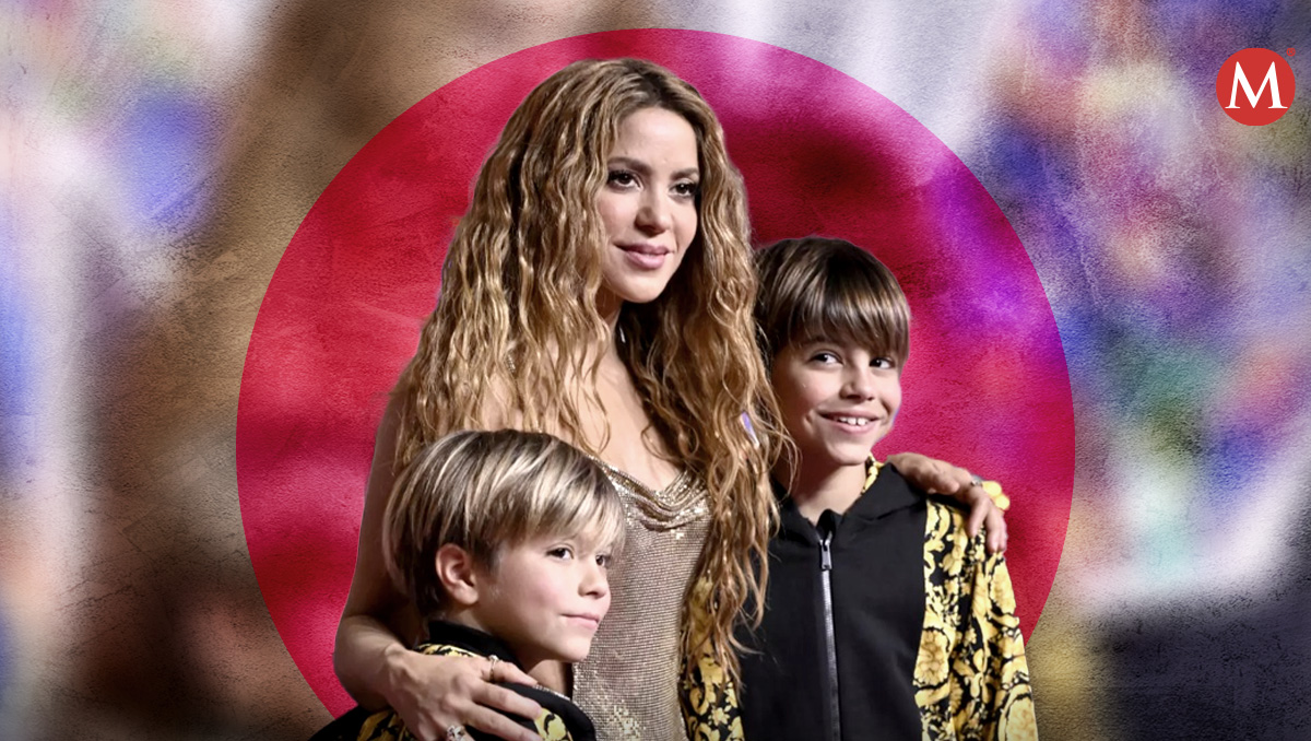 Shakira con sus hijos, Sasha y Milán | Evan Agostini/Invision/AP