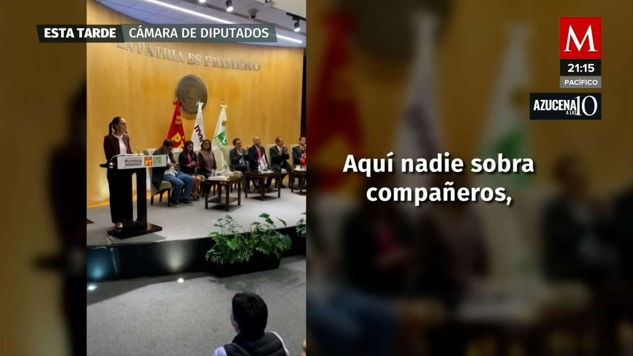 Encuentro de Claudia Sheinbaum con legisladores de Morena, PVEM y PT
