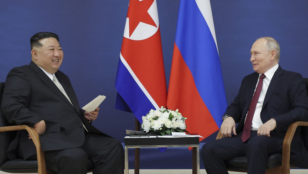 Kim Jong-un visitó a Vladimir Putin en Rusia | AFP