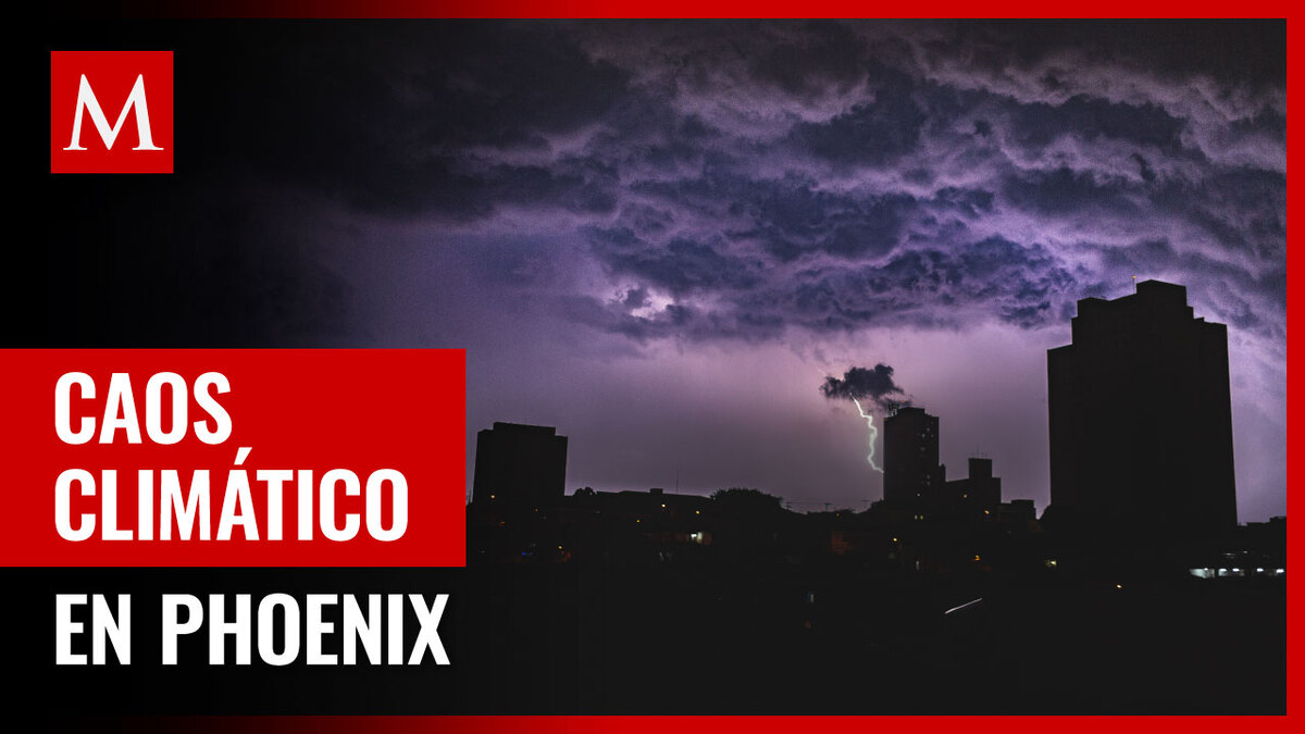 Phoenix bajo asedio de tormentas: caos en el tráfico y cortes de electricidad