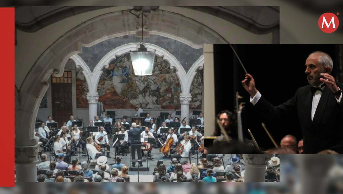 Román Revueltas es el titular de la Orquesta Sinfónica de Aguascalientes (Cortesía)