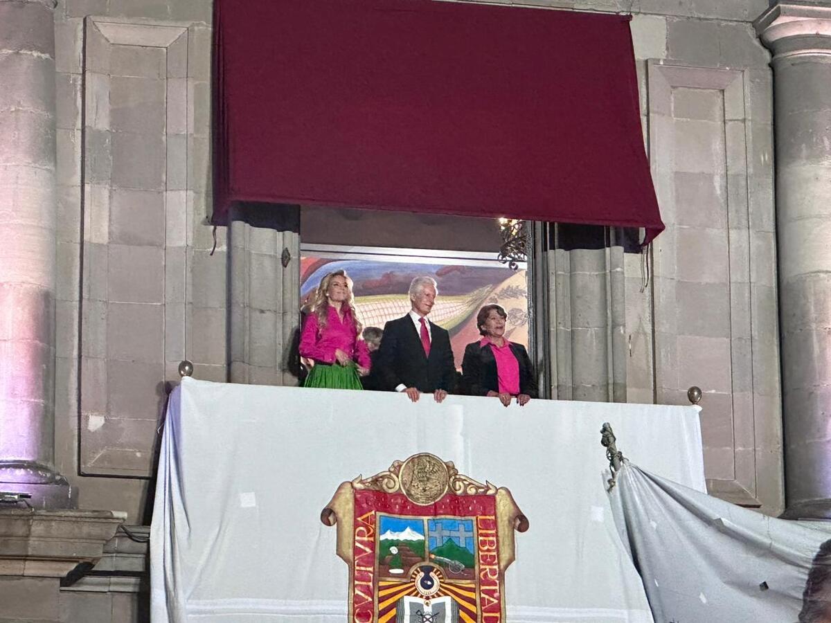 El gobernador Alfredo Del Mazo.| (