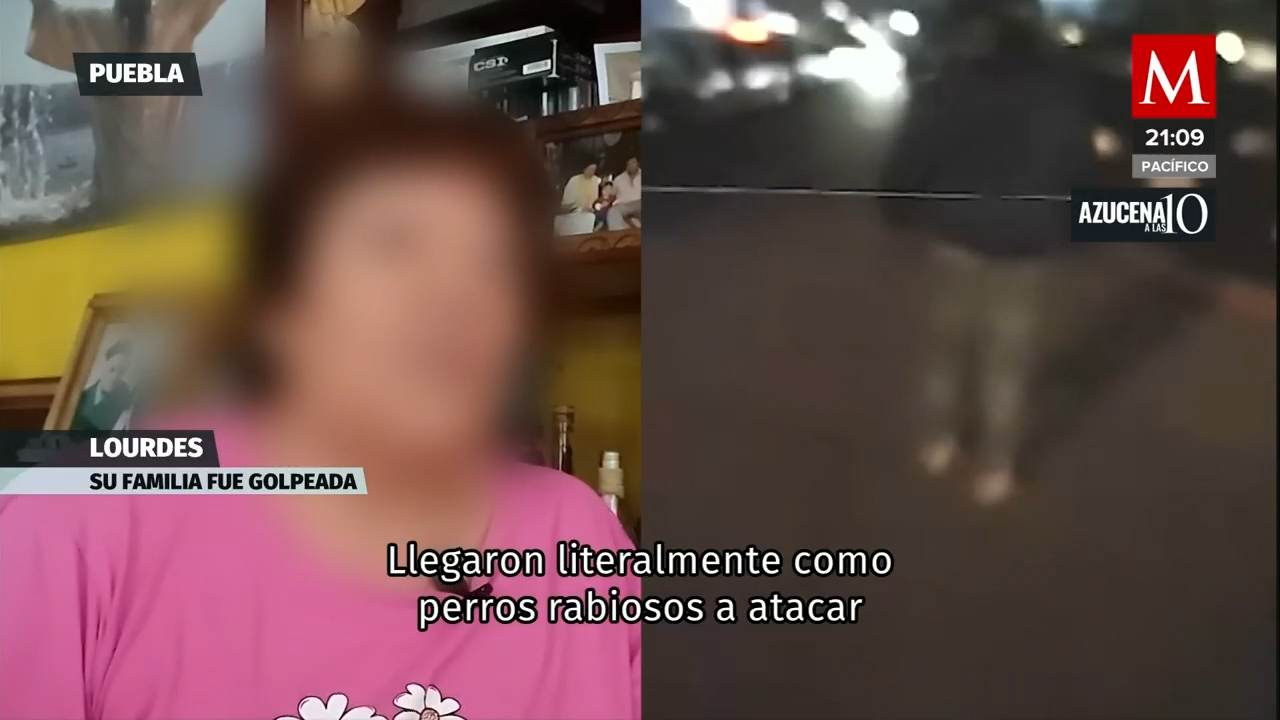 Una familia es agredida y asaltada por no darle 50 pesos a un franelero en Puebla
