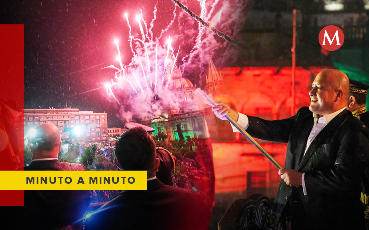 Minuto a minuto del Grito de Independencia en Jalisco. (Especial)
