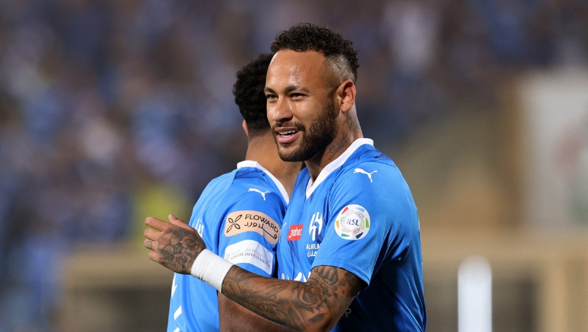 Neymar tiene sus primeros minutos en la Liga de Arabia Saudita (Reuters)