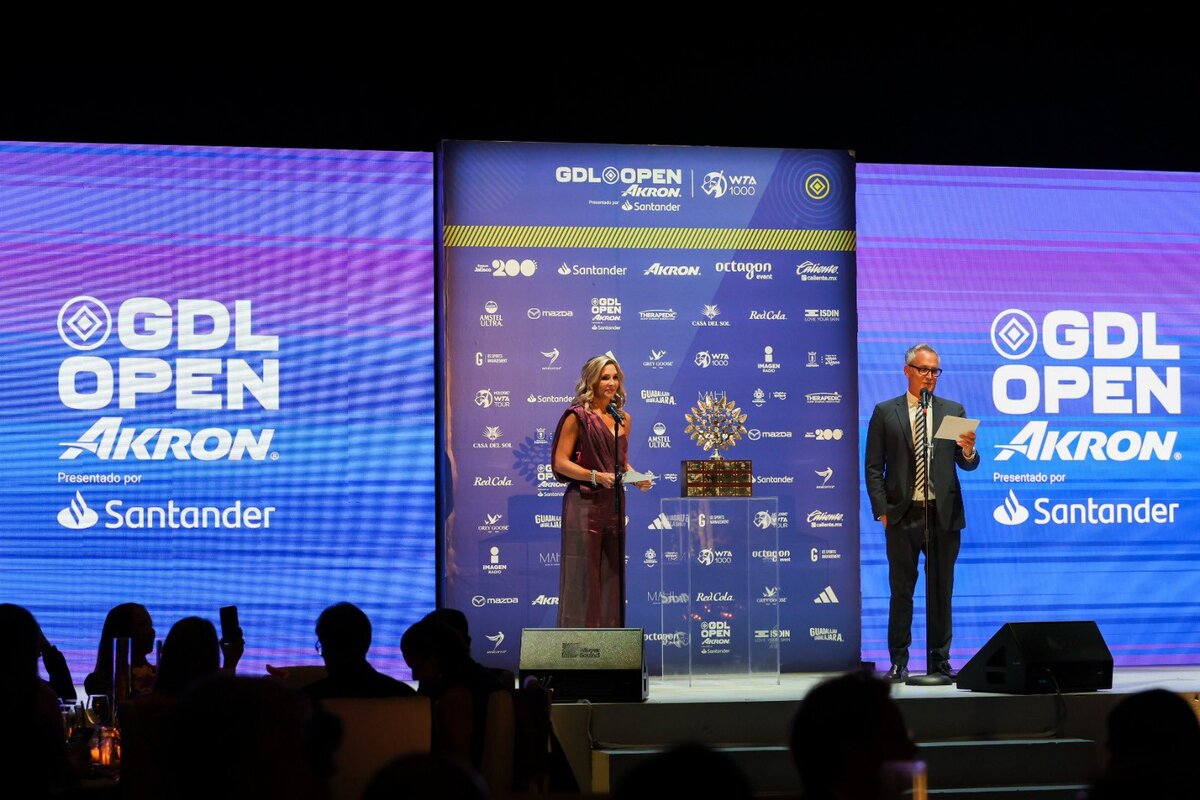 Noche de gala previo al arranque del Guadalajara Open (Cortesía)